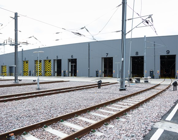 TfL Image - Old Oak Common train depot