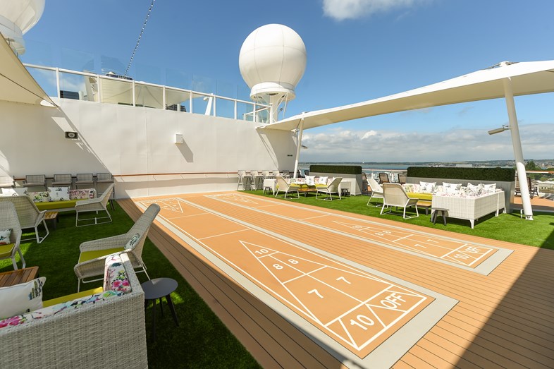 Saga Cruises' Spirit of Adventure Games Deck