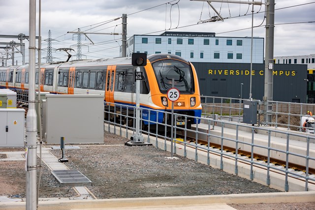 TfL Image - Barking Riverside Train Entering Station