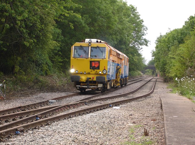 RVDC - locomotive: Trials of signalling system and on track machine performance at Tuxford Station