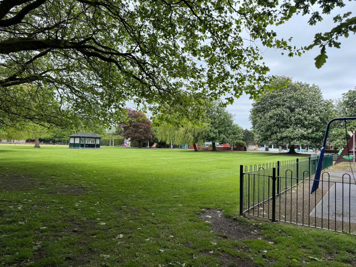 The children's play area will be doubled at Happy Mount Park in Morecambe
