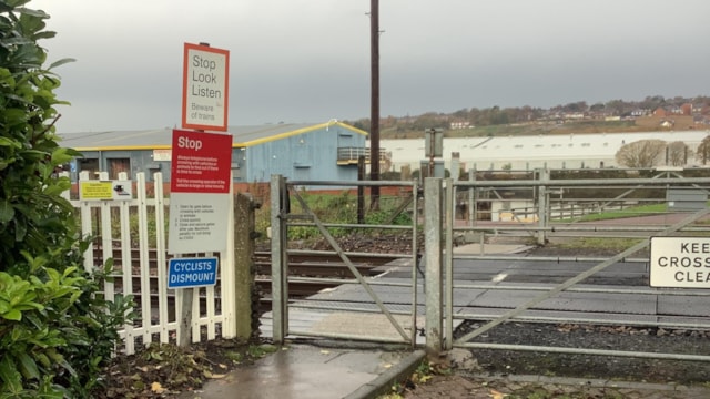 Emergency closure of level crossing after string of safety alerts: Skiff Inn before closure
