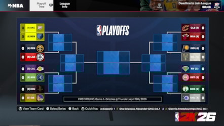 NBA 2K26 MyNBA Playoffs
