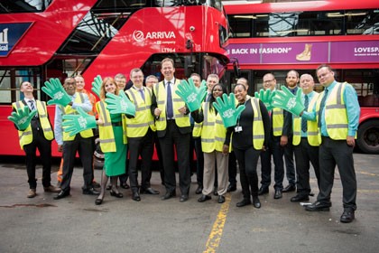 Arriva backs 'Catch the Bus Week' and hosts new Buses Minister