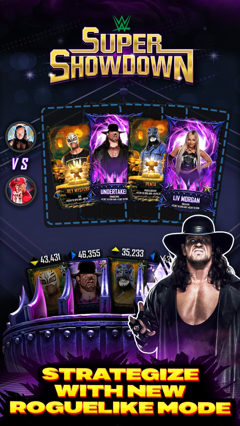 WWE SuperCard Strategize with New Roguelike Mode