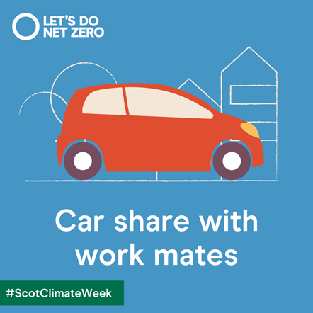 Social Asset - Car share with work mates - 1080x1080 - Climate Week