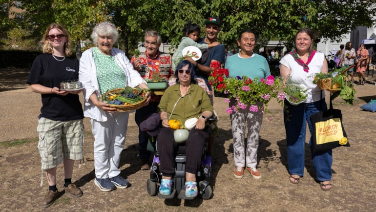 Home grown fruit, vegetables and flowers take centre stage at the Islington Grow Show