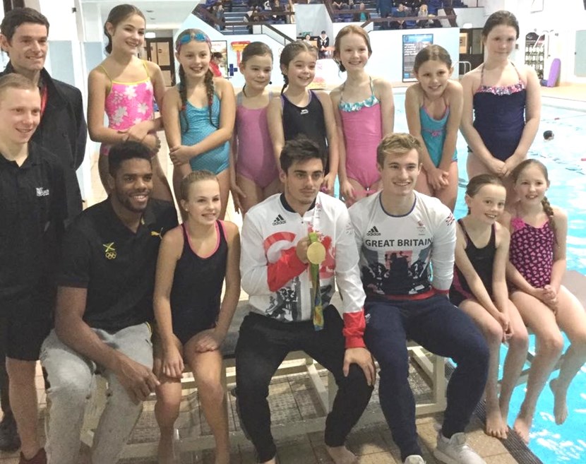 Rio Olympic heroes make a big splash as diving takes centre stage at Pudsey Leisure Centre : diving1.jpg