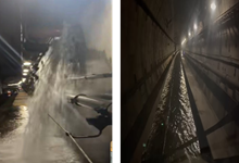 Thames Tunnel flooding - Dec 23