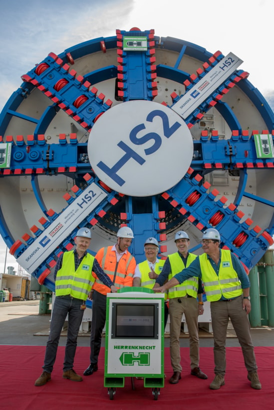 HS2 TBM Madeleine factory acceptance test at Herrenknecht in Germany: HS2 TBM Madeleine factory acceptance test at Herrenknecht factory in Germany