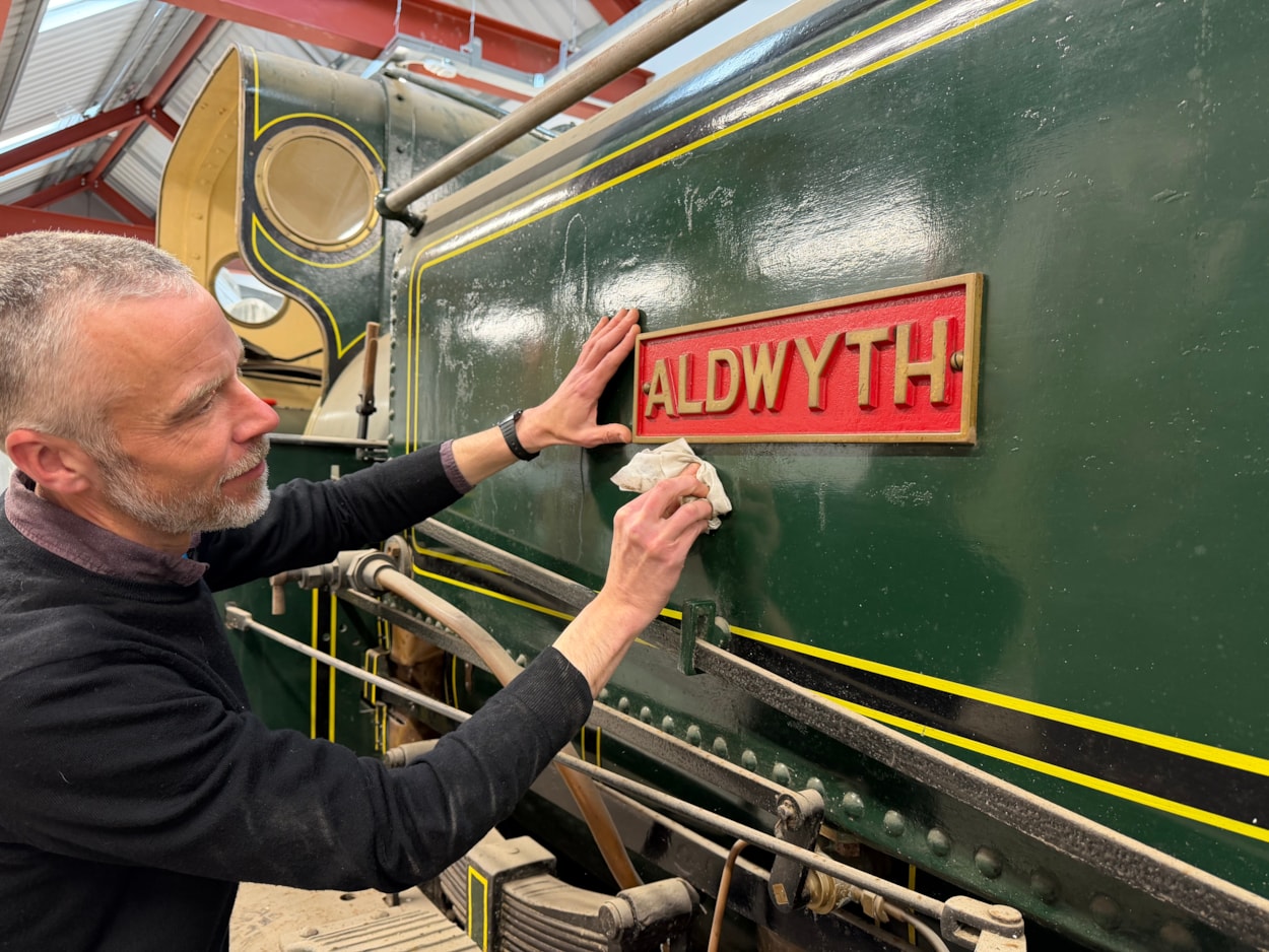 Loco sheds project: Chris Sharp, keeper at Leeds Industrial Museum, with Aldwyth, one of the historic Leeds-made engines which will be on display next summer for the first time in a decade.
The locomotive was manufactured more than a century ago by Leeds firm Manning Wardle, one of a number of local firms which exported engines around the world.