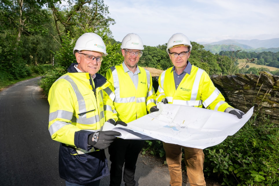 SP ENW's Jonathan Booth, Jonathan Eggleston and Tim Farron MP