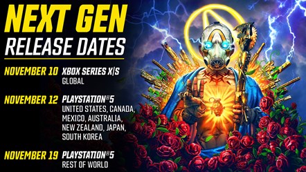 BL3 Next-Gen Release Dates
