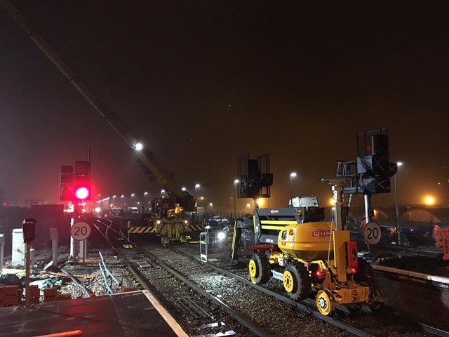 Residents and passengers thanked as railway upgrade work between Swansea and Port Talbot is completed: Port Talbot resignalling work