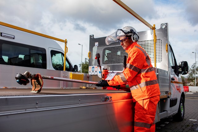 Track maintenance work starts this weekend at Clapton to keep rail services running reliably: NR Anglia maintenance 001