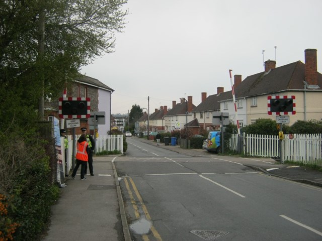 Furze Platt level crossing users get the safety message