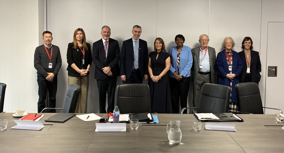 Enterprise Minister Adam Price with the expert advisory panel