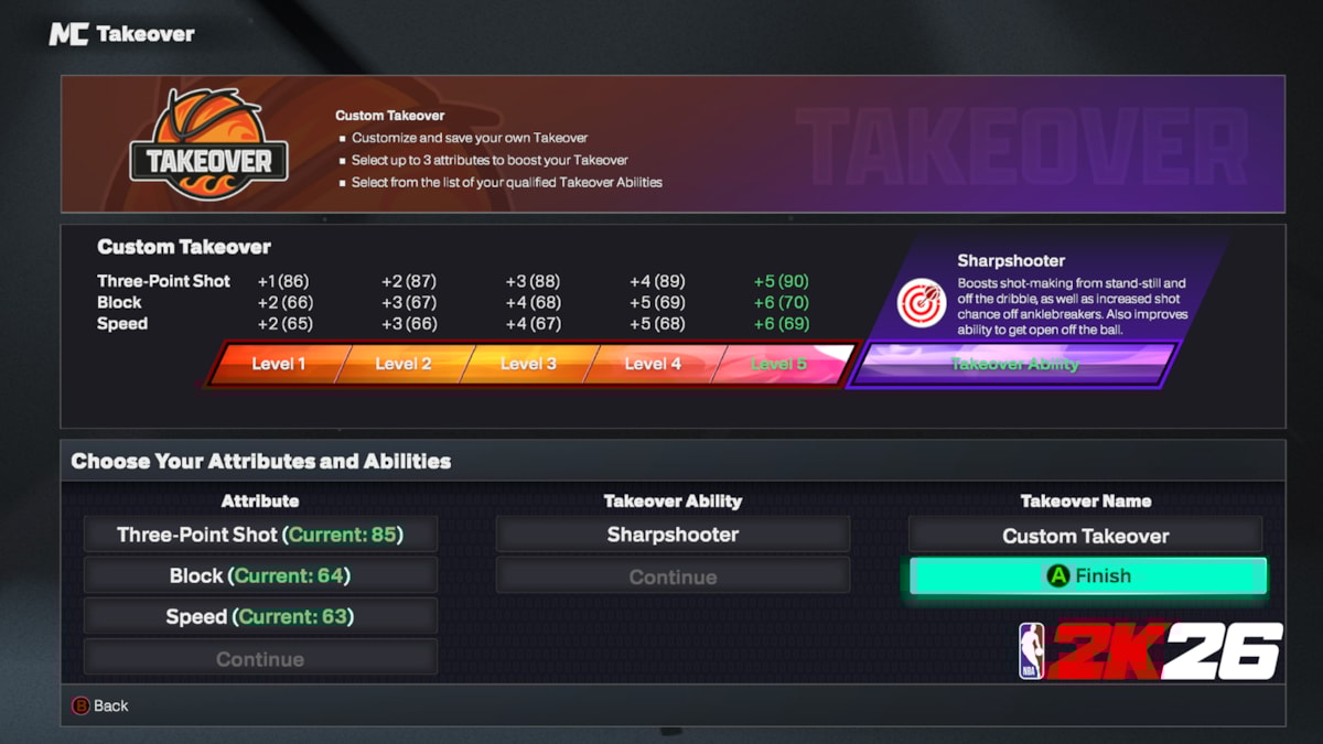 NBA 2K26 MyPLAYER Takeover