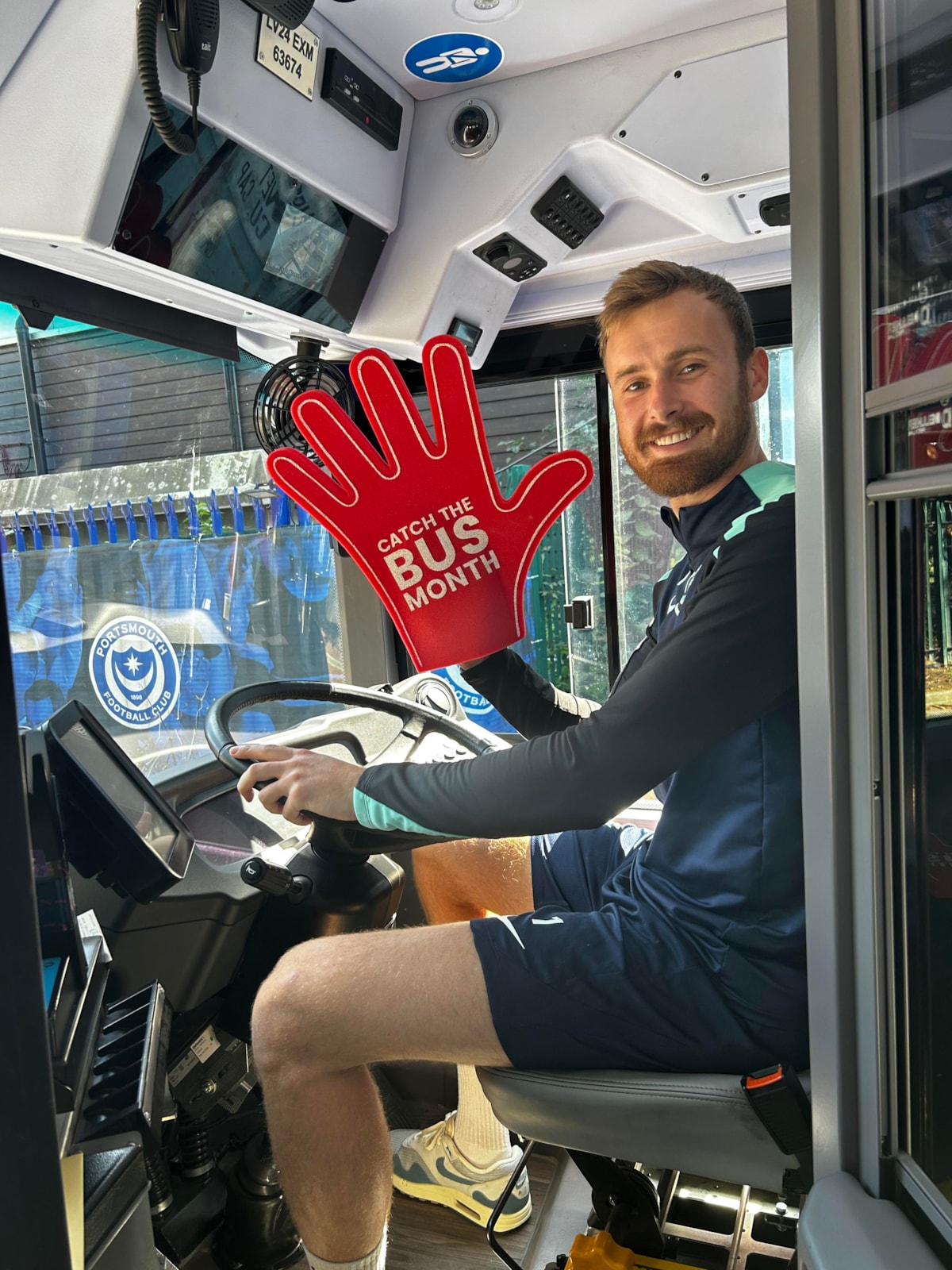 Will Norris drives the bus