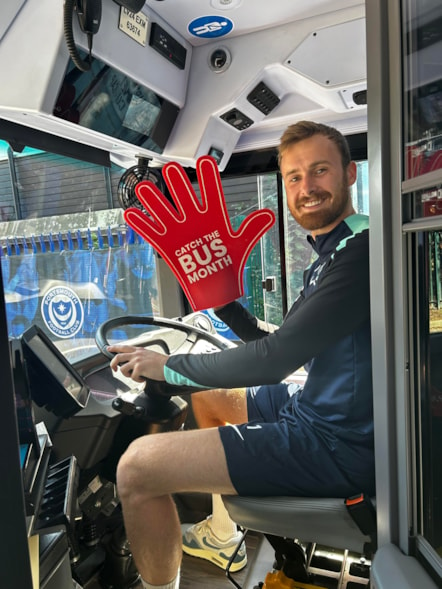 Will Norris drives the bus