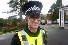 Joe Carter, 20, student police officer