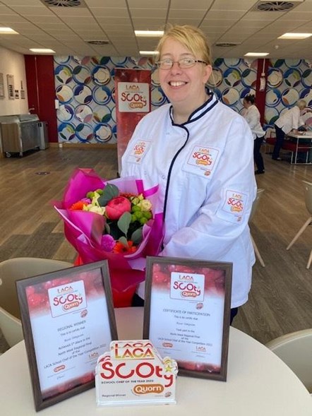Rose Simpson - Cook at Morecambe Bay Community Primary School and School Chef of the Year 2022 finalist