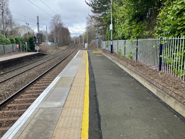 Hamilton West 2 - platform 2 upgrades - May 2025: Hamilton West 2 - platform 2 upgrades - May 2025