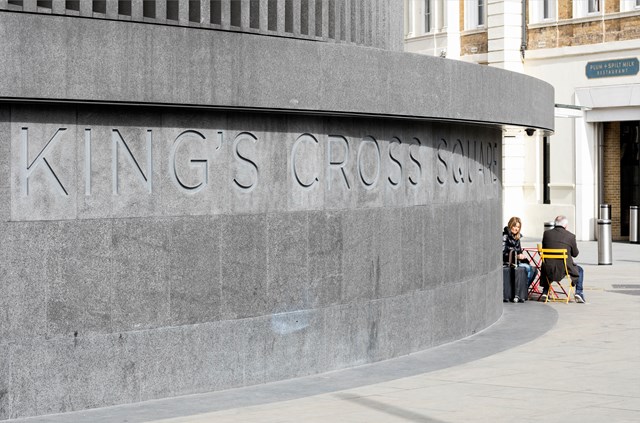 King's Cross railway station - King's Cross Square sign