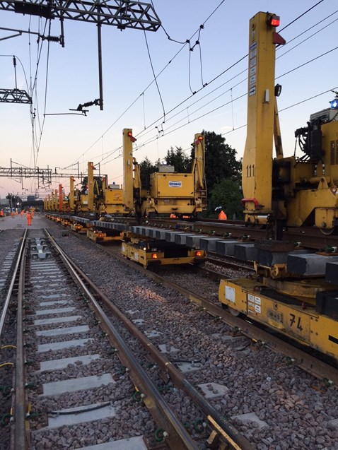 North Wembley junction replacement 1-2 September 4