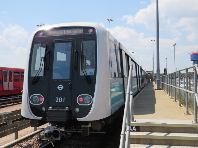 TfL Image - DLR train testing