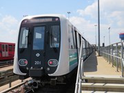 TfL Image - DLR train testing: TfL Image - DLR train testing