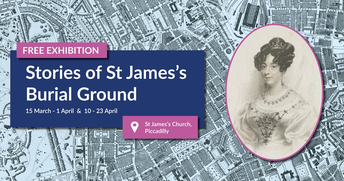 Stories of St James's Burial Ground exhibition: A free exhibition revealing the life stories of Londoners during the 1700s and 1800s offers something different for a London day out this Spring. Opening to the public on Wednesday 15th March at St James’s Church on Piccadilly, visitors will be able to enjoy an interactive art installation exploring the lives of five people who were buried at St James’s Burial Ground next to Euston Station. The exhibition is part of High Speed Two’s archaeology programme.