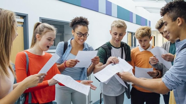 A-Level results web