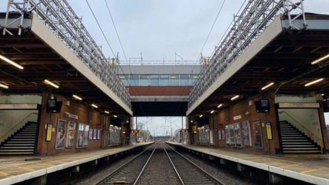 Strong progress on £4.5m upgrade at Stevenage station: Stevenage upgrade 5