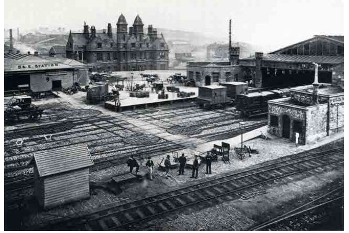 Bristol Temple Meads 1872 Digby Wyatt and BER shed