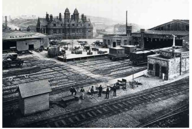 Bristol Temple Meads 1872 Digby Wyatt and BER shed: Bristol Temple Meads 1872 Digby Wyatt and BER shed