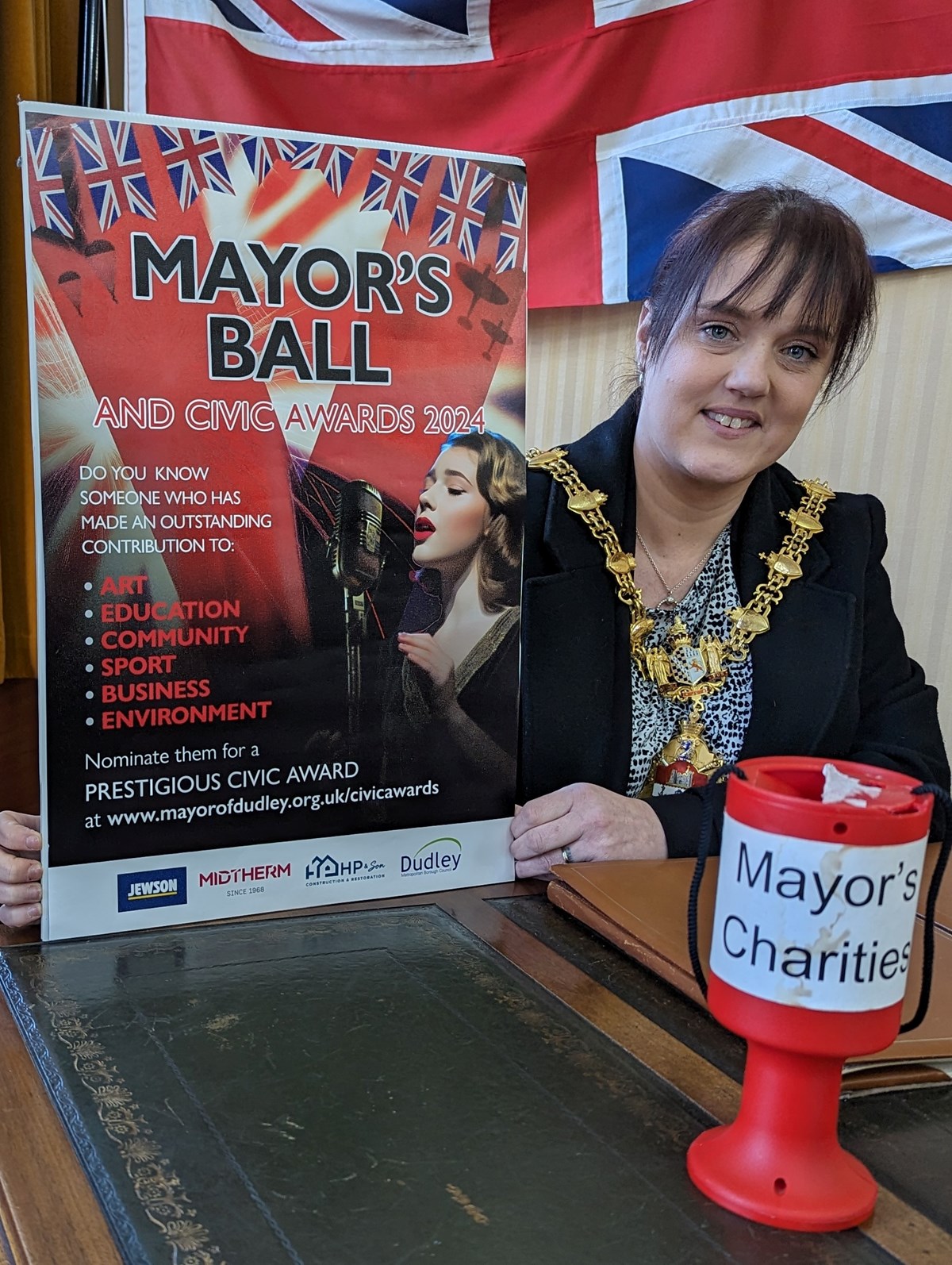 Mayor of Dudley Andrea Goddard launches 2024 Civic Awards