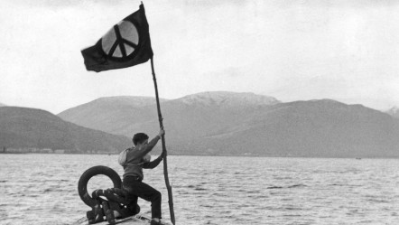 Polaris Demonstration at Holy Loch, 3rd Feb 1961 Image Trinity Mirror  Mirrorpix  Alamy Stock Photo