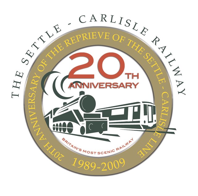Settle - Carlisle 20th anniversary logo