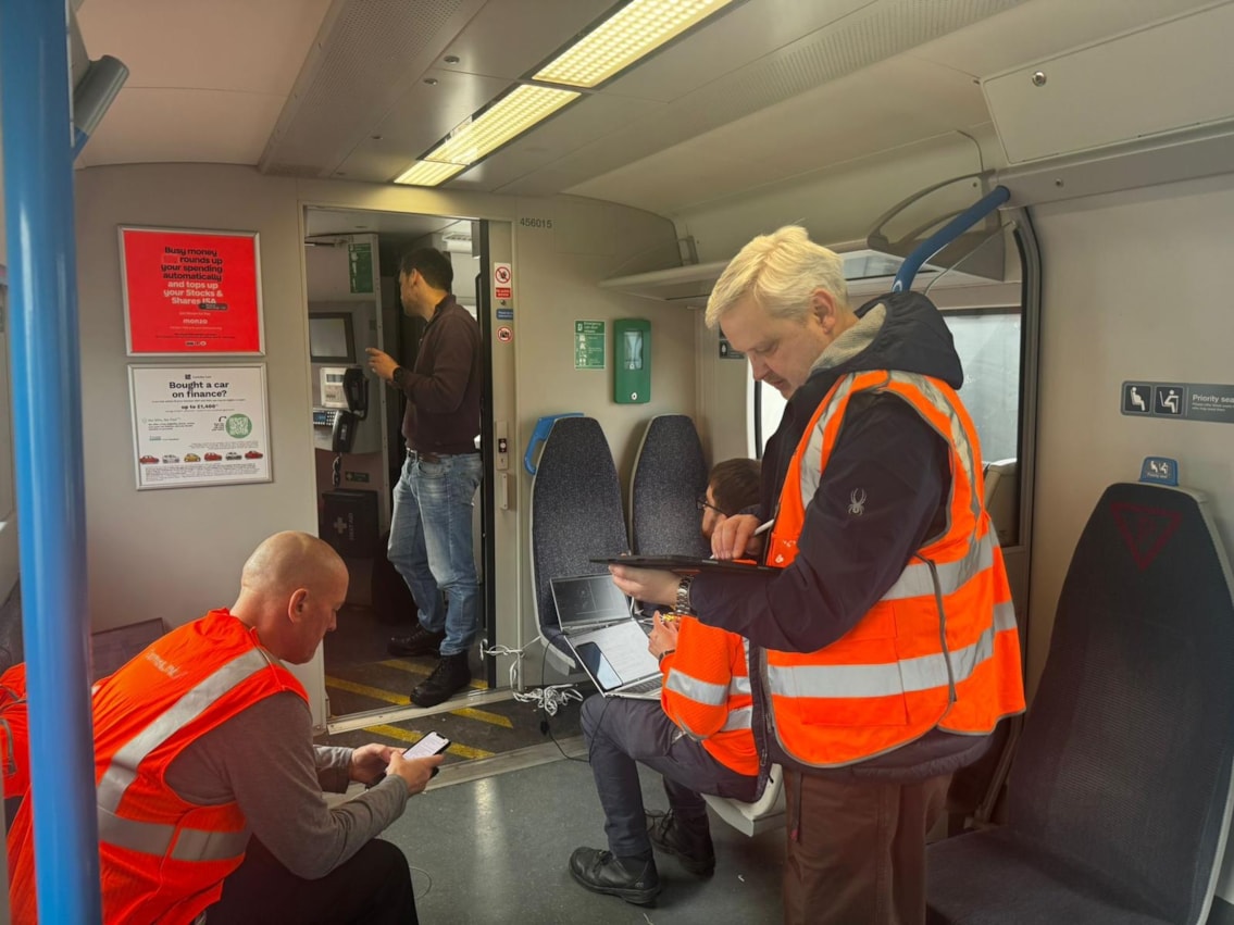 ECDP - Test Teams on  board Class 717