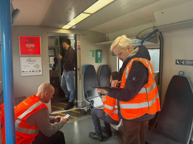 ECDP - Test Teams on  board Class 717