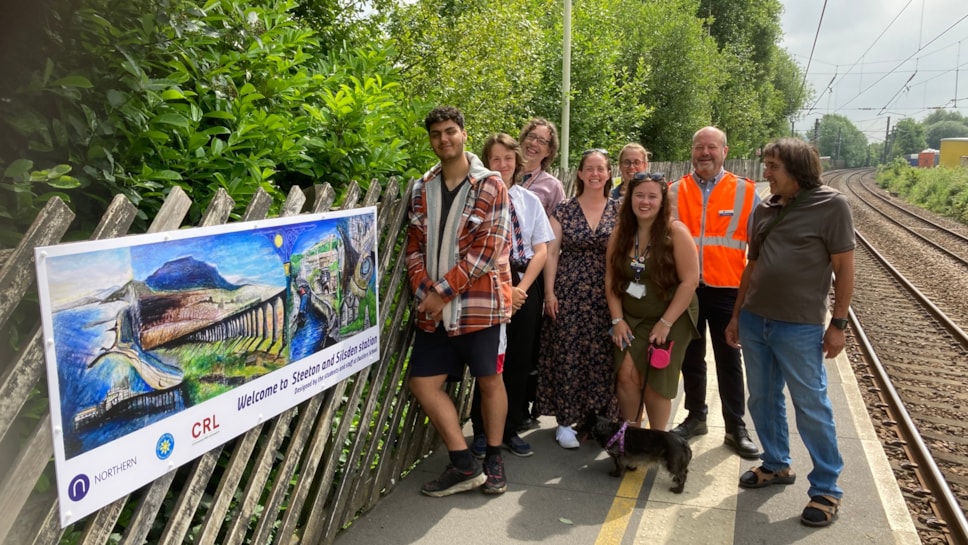 Artwork created by students unveiled at Northern station in West ...