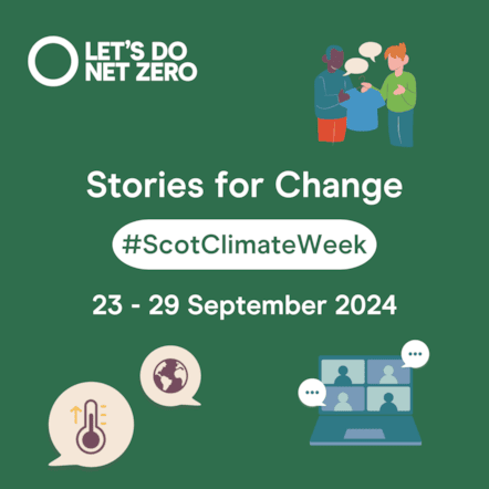 Social Asset - Stories for Change static - 1080x1080 - Scotlands Climate Week 2024