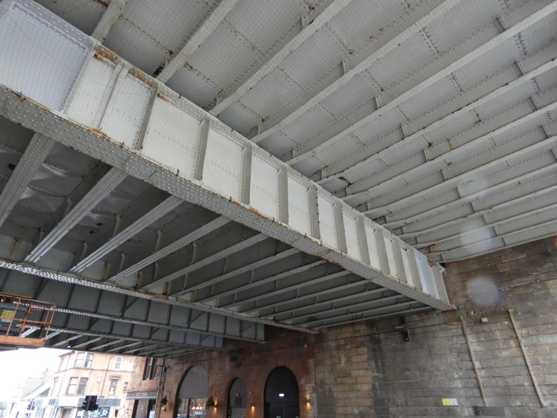 Gilmour Street bridge underside