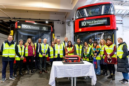 A celebration at Camberwell Bus Garage