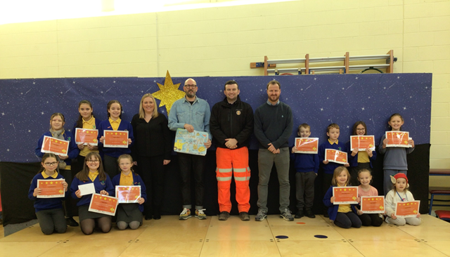 Llanhilleth pupils ‘choo choo’ choose safety: St Illtyds Pri Sch - Dec 22