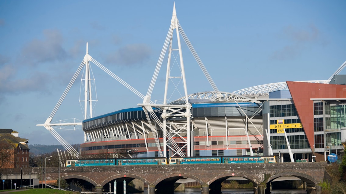 Overnight rail engineering works to affect journeys in and out of Cardiff, 19-21 July: Cardiff Principality Stadium