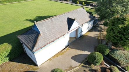 Cooper Park toilet block - drone image