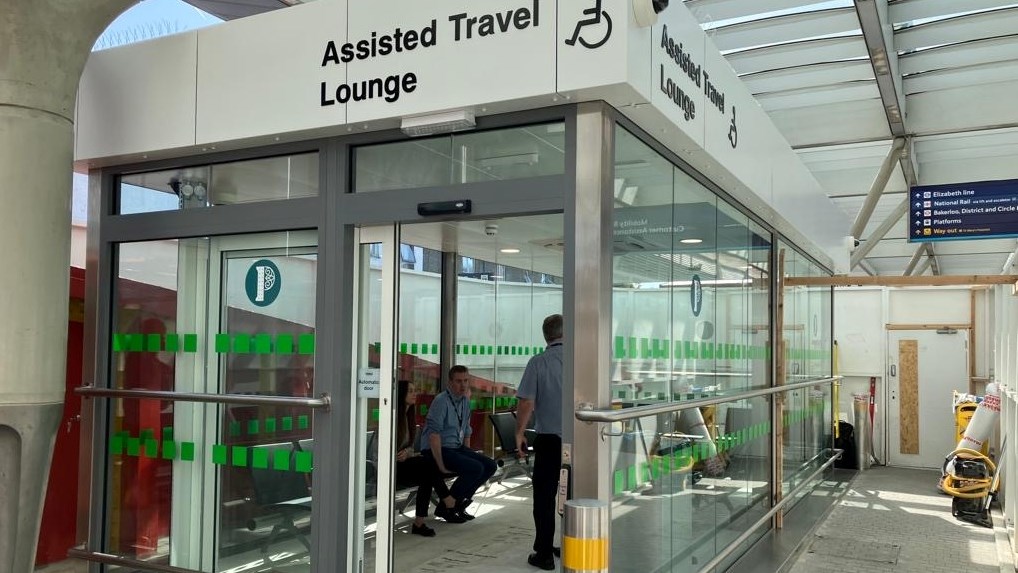 The new assisted travel lounge at London Paddington