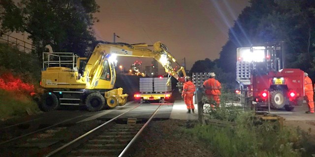 Trafford resignalling work